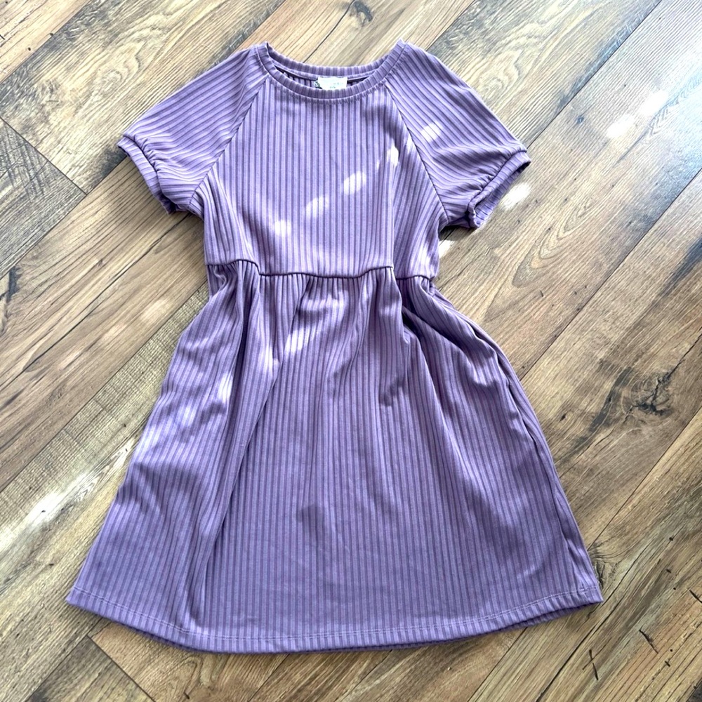 Hayden Girls Ribbed Purple Dress Size XL